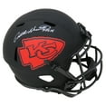 thumbnail image 1 of Will Shields Signed Kanas City Chiefs Eclipse Black Matte Riddell Full Size Speed Replica Helmet w/HOF'15, 1 of 1