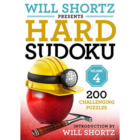 Pre-Owned Will Shortz Presents Hard Sudoku Volume 4: 200 Challenging Puzzles (Paperback) 1250198305 9781250198303