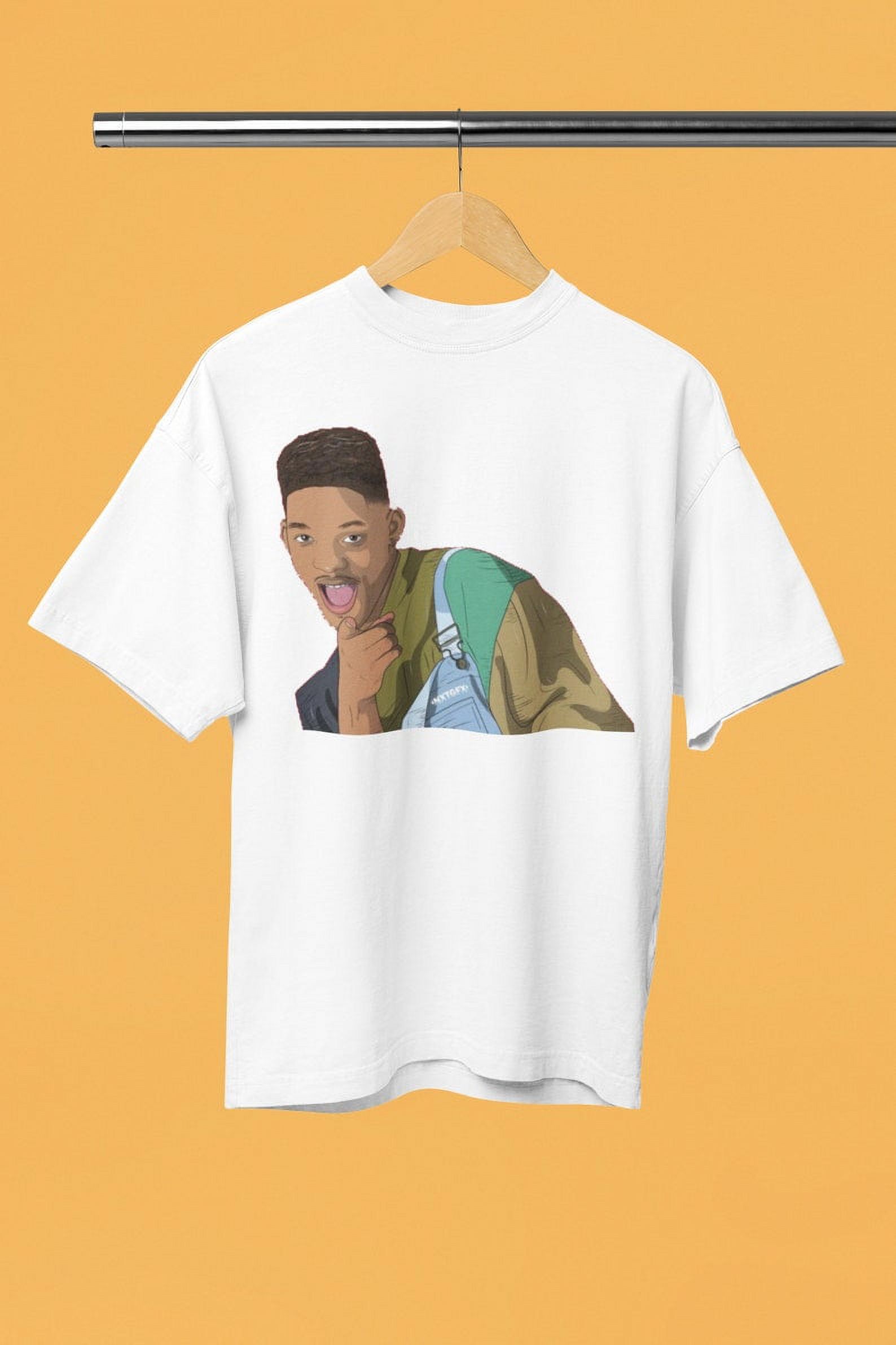 Will Smith Fresh Prince Shirt Graphic Tee 90s Retro TV Classic Hip Hop Shirt Iconic Design. Vintage TV. Show. Bel Air