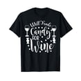 thumbnail image 1 of Will Trade Candy For Wine Funny Halloween T-Shirt, 1 of 5