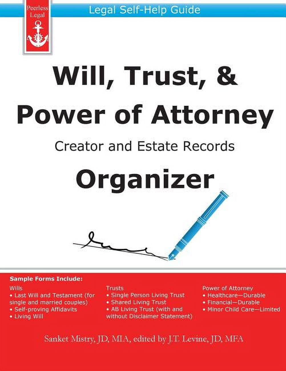 will, trust, & power of attorney creator and estate records