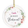 thumbnail image 1 of Will You Be My Bridesmaid Ornament, Custom Name Bridesmaid Proposal Ornament Gift for Sister Best Friend from Bride, Personalized Bridesmaid 2025 Ornament, Bridesmaid Present, Wedding Decor vLwV3r, 1 of 6