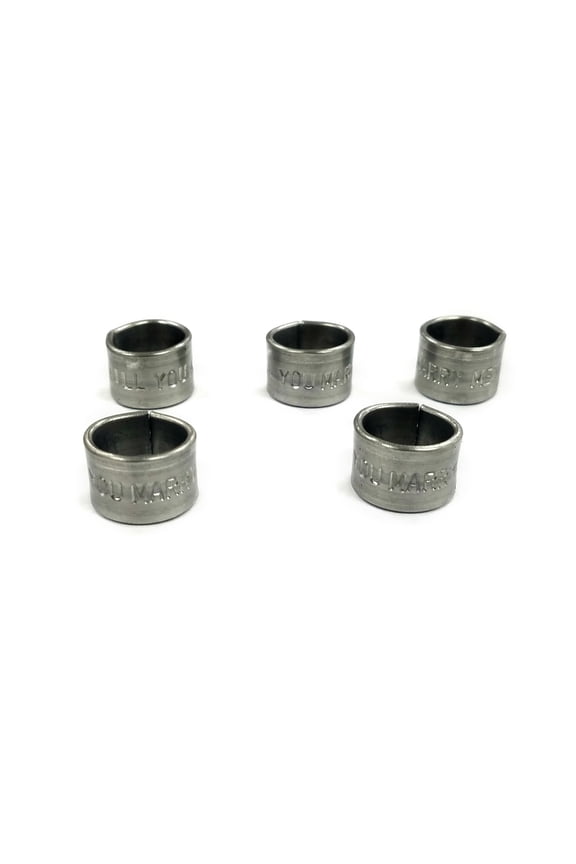 "Will You Marry Me?" Goose Bands - Proposal Bands for Hunting Marriage Proposals