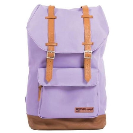 WillLand Outdoors  53 x 30 x 18 College Deliziosa Backpack, Light Purple