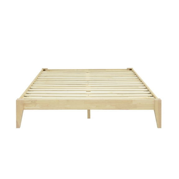 Willa Full Wood Platform Bed - Natural Finish