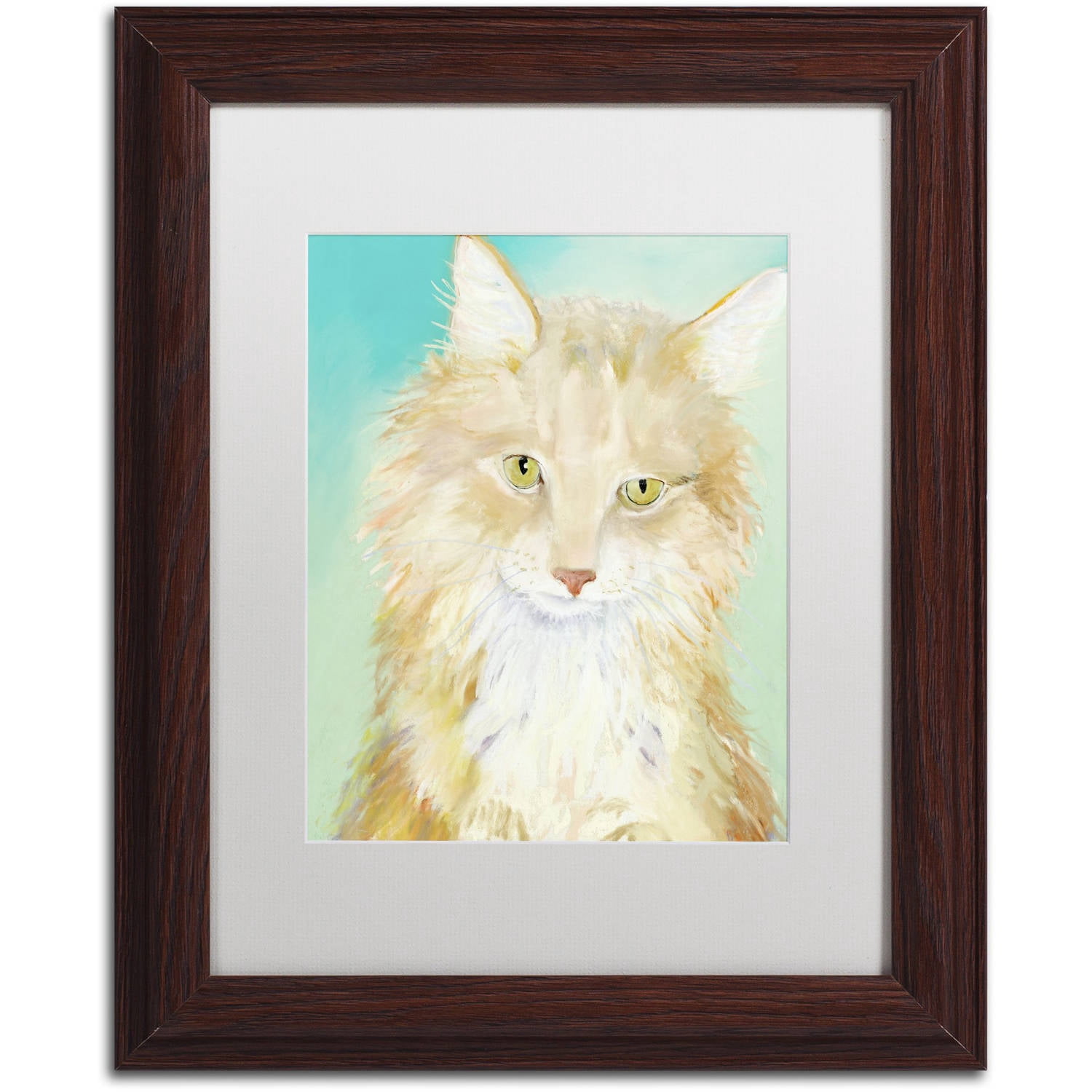 "Willard" Canvas Art by Pat Saunders-White, White Matte, Wood Frame