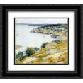 thumbnail image 1 of Willard Metcalf 2x Matted 22x20 Black Ornate Framed Art Print 'East Boothbay Harbor', 1 of 2
