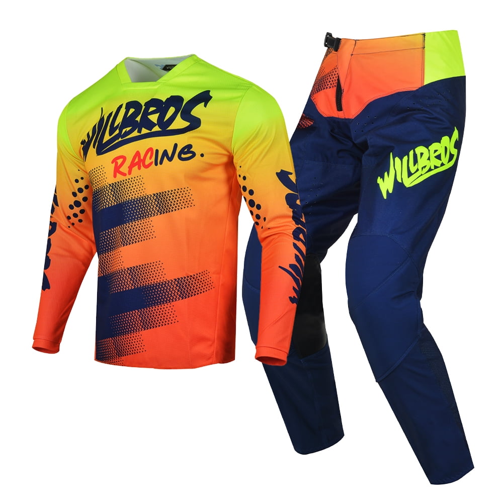 Willbros MX Motocross Jersey and Pants Set Offroad Dirt Bike Racing Package Unisex Gear Combo Orange Jersey Adult L Pants W34 f1cd716e 1de7 4cef a455 239c8bbe378b.e236f5a9d359aae1761e563e80266906
