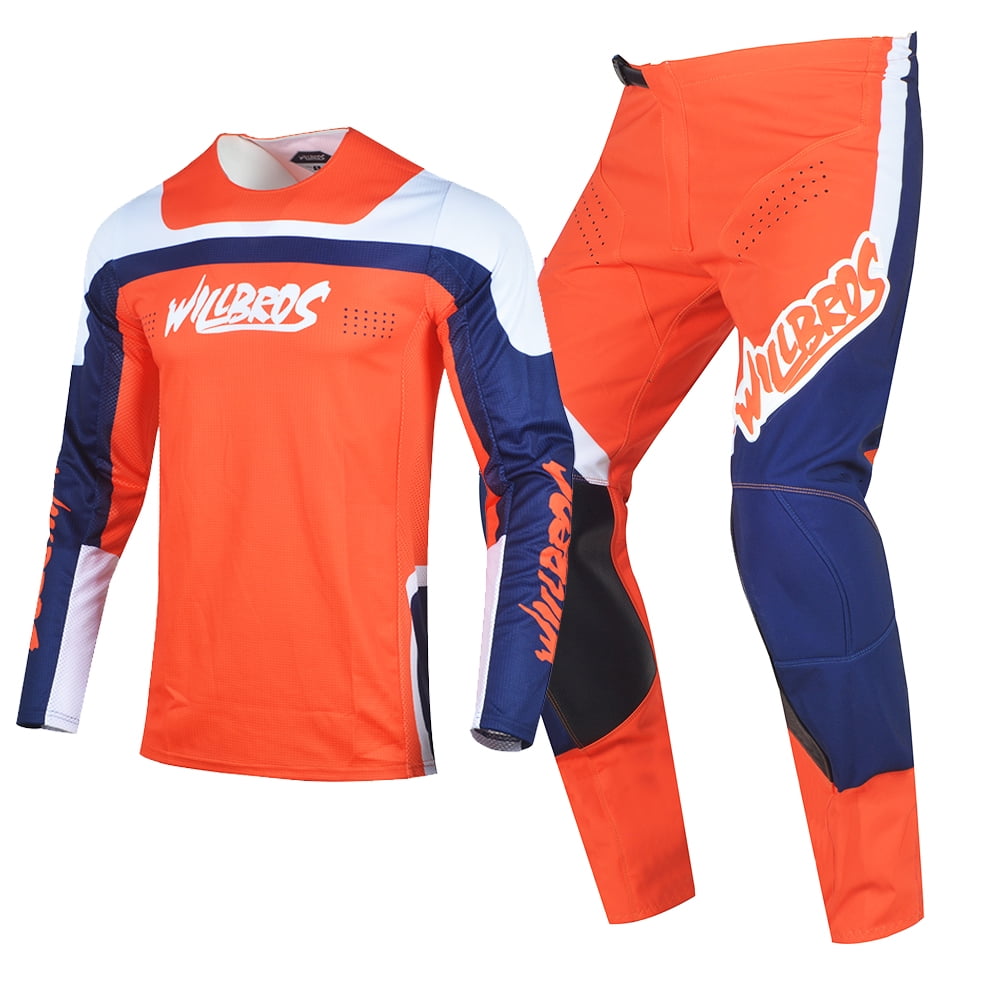 Blue and orange motocross gear online