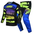 thumbnail image 1 of Willbros Motocross Jersey Pant Combo Dirt Bike Gear Set Racewear MX Cycling Offroad Riding Suit (Jersey Adult 3XL/Pants W40), 1 of 6