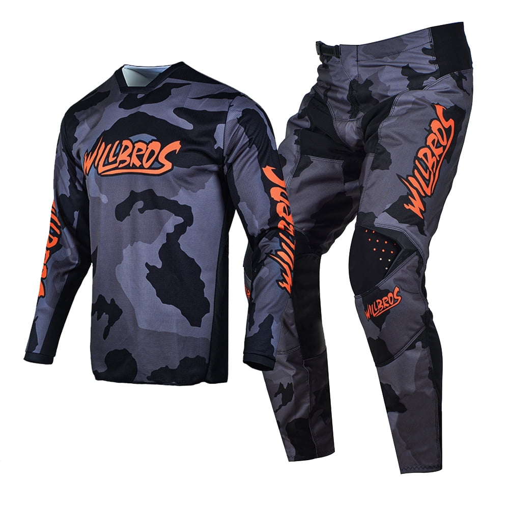 Willbros Motocross Jersey Pants Combo Offroad Dirt Bike Riding MX Gear Set  Protective Suit Racewear Blue (Jersey L Pants 34) : Amazon.ca: Automotive