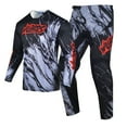 thumbnail image 1 of Willbros Motocross Jersey Pant Combo Mens Women Dirt Bike MX Grey Gear Set Off-road Racewear Riding Racing (Jersey Adult XL/Pants W36), 1 of 7