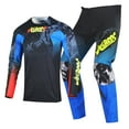 thumbnail image 1 of Willbros Motocross Jersey Pants Combo MX Suit Offroad Dirt Bike Downhill Race Men's MTB BMX Adult Black Blue Red (Jersey XXXL Pants 40), 1 of 5