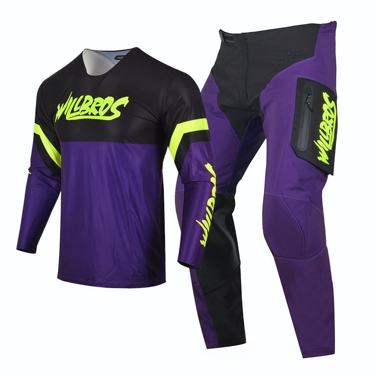 Willbros Motocross Jersey and Pants Combo with Zipper