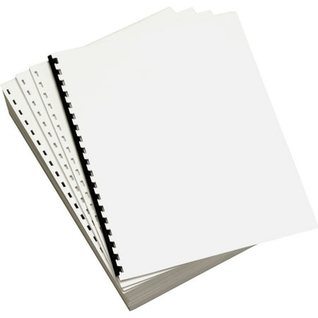 Willcopy Domtar 19-Hole Custom Cut Punched Paper, 2500 Per Carton, White