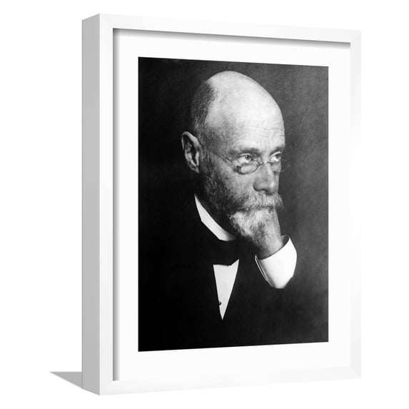 Art.com Willem Einthoven, Dutch Physiologist Giclee Print by Science Source, White Frame Wall Art, 17" x 21"