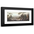 thumbnail image 1 of Willem Johannes Martens 18x10 Black Modern Framed Museum Art Print Titled - Fete to Tivoli, 1 of 5