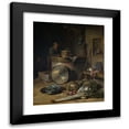 thumbnail image 1 of Willem Kalf 12x14 Black Modern Framed Museum Art Print Titled - Peasant Interior with Woman at a Well (C.1642-43), 1 of 5