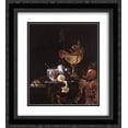 thumbnail image 1 of Willem Kalf 2x Matted 20x22 Black Ornate Framed Art Print 'Still-Life with a Nautilus Cup', 1 of 2
