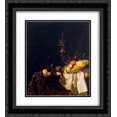 thumbnail image 1 of Willem Kalf 2x Matted 20x24 Black Ornate Framed Art Print 'Still-Life', 1 of 2