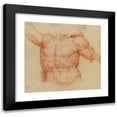 thumbnail image 1 of Willem Panneels 16x15 Black Modern Framed Museum Art Print Titled - Front View of Laocoon's Torso (1628 - 1630), 1 of 5