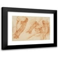thumbnail image 1 of Willem Panneels 24x17 Black Modern Framed Museum Art Print Titled - Laocoon. Studies of Laocoon's Left Arm and of the Back of His Torso Seen from the Left and from Below (1628 - 1630), 1 of 5