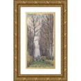 thumbnail image 1 of Willem Wenckebach 9x14 Gold Ornate Wood Frame and Double Matted Museum Art Print Titled - Laan with High Trees (1870 - 1937), 1 of 4