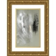 thumbnail image 1 of Willem Witsen 13x18 Gold Ornate Wood Frame and Double Matted Museum Art Print Titled - Landscape in the Twilight (C. 1884 - C. 1887), 1 of 4