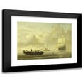 thumbnail image 1 of Willem van de Velde the Younger 14x11 Black Modern Framed Museum Art Print Titled - Ships Near the Coast During a Calm (C. 1650 - C. 1707), 1 of 5
