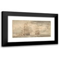 thumbnail image 1 of Willem van de Velde the Younger 14x9 Black Modern Framed Museum Art Print Titled - Dutch Ships at Anchor (Mid-17th-Early 18th Century), 1 of 5