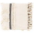 thumbnail image 1 of Mark&Day Throw Blanket for Couch, Willendorf Global Boho Ivory Decorative Throw Blankets for Bed, Cotton Hand Woven Lightweight Soft Throws with Fringe Tassel (50" W x 60" L), 1 of 3