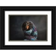 thumbnail image 1 of Willers, Heike 14x11 Black Ornate Wood Framed with Double Matting Museum Art Print Titled - Melancholy,  Or....Shall We Cry Together..., 1 of 4