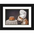 thumbnail image 1 of Willers, Heike 14x11 Black Ornate Wood Framed with Double Matting Museum Art Print Titled - The Confectioner And His Masterpiece, 1 of 4