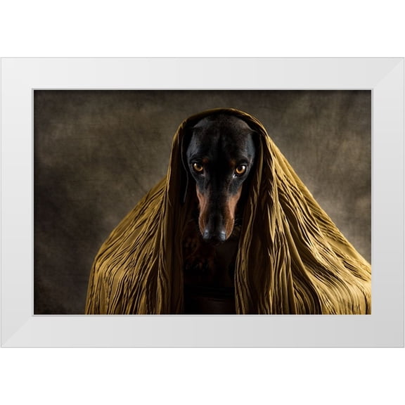 Willers, Heike 14x11 White Modern Wood Framed Museum Art Print Titled - Golden Eyes