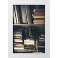 thumbnail image 1 of Willers, Heike 23x32 White Modern Wood Framed Museum Art Print Titled - Der Kleine Bibliothekar - Little Librarian, 1 of 4