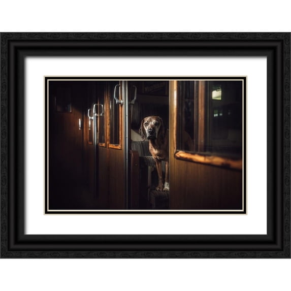 Willers, Heike 24x17 Black Ornate Wood Framed with Double Matting Museum Art Print Titled - First Class