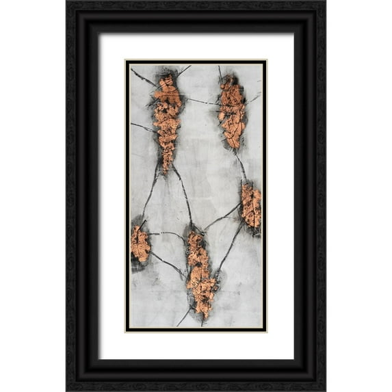 Willett, Michael 11x18 Black Ornate Wood Framed with Double Matting Museum Art Print Titled - Static Conductor II