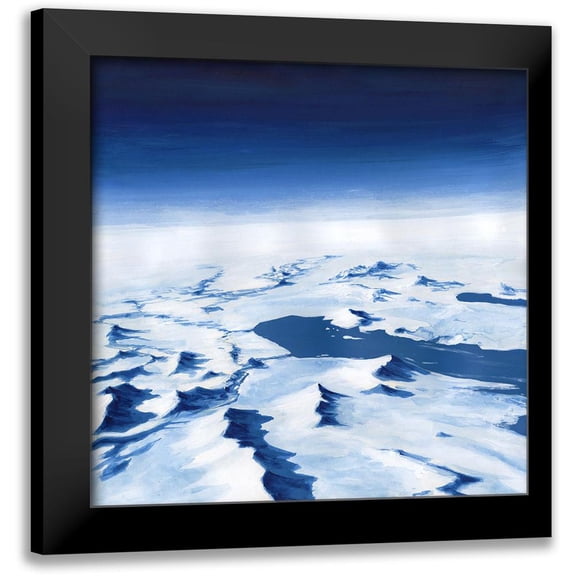 Willett, Michael 12x12 Black Modern Framed Museum Art Print Titled - Arctic Circle II