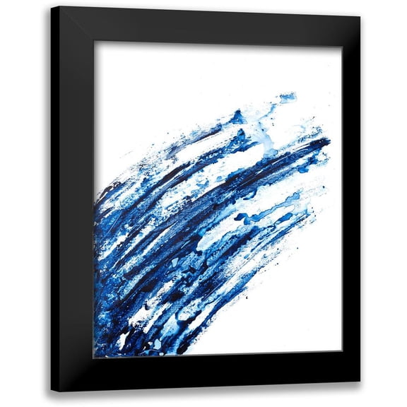 Willett, Michael 12x14 Black Modern Framed Museum Art Print Titled - Indigo Arch I