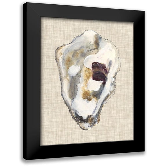 Willett, Michael 12x14 Black Modern Framed Museum Art Print Titled - Oyster Shell Study II
