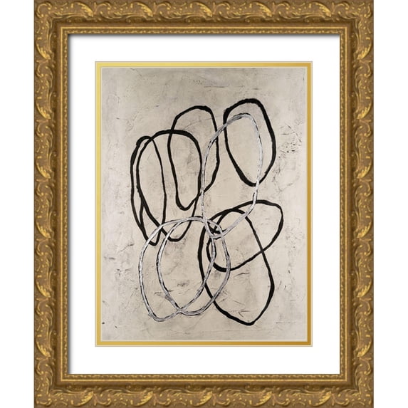 Willett, Michael 12x14 Gold Ornate Wood Framed with Double Matting Museum Art Print Titled - Disengage II