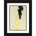 thumbnail image 1 of Willett, Michael 13x18 Black Ornate Wood Framed with Double Matting Museum Art Print Titled - Twin Canyons I, 1 of 4