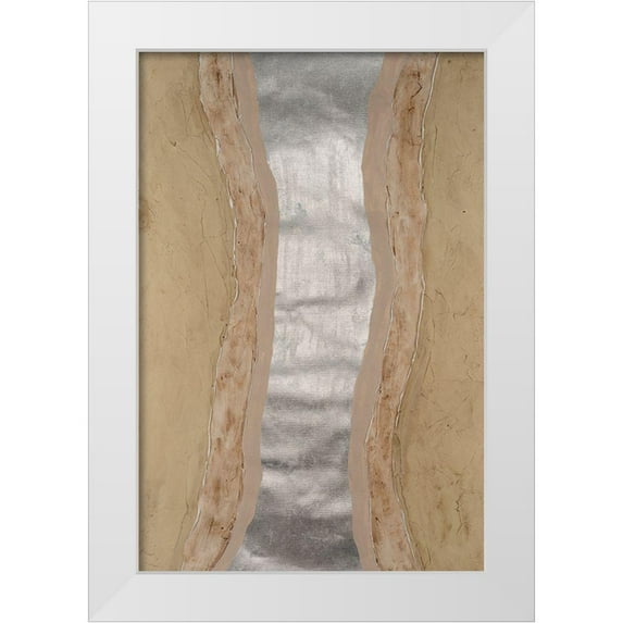 Willett, Michael 13x18 White Modern Wood Framed Museum Art Print Titled - Silver Lake II