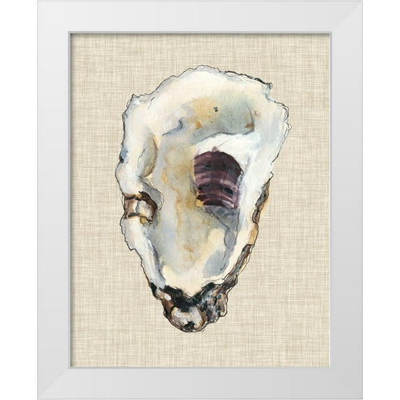 Willett, Michael 15x18 White Modern Wood Framed Museum Art Print Titled - Oyster Shell Study III