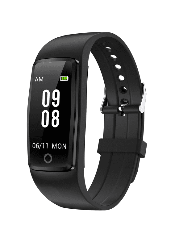 Willful Fitness Tracker Watch for Men Women Kids, No Bluetooth No APP No Phone Needed Waterproof Sports Watch with Steps Calories Counter Black