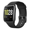 thumbnail image 1 of Willful SW025 Smart Watch for Men Women, Activity Tracker with Heart Rate Sleep Monitor IP68 Waterproof Compatible with Android iPhone Samsung Black, 1 of 9