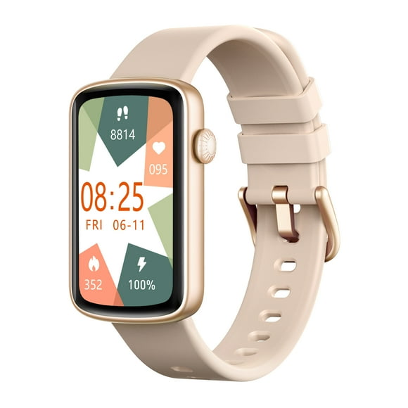 Willful Smart Watches for Women Compatible with iPhone Android Phones, Women's Pedometer Waterproof, Pink