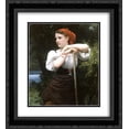 thumbnail image 1 of William Adolphe Bouguereau 2x Matted 20x24 Black Ornate Framed Art Print 'Faneuse', 1 of 2