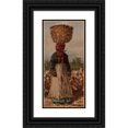 thumbnail image 1 of William Aiken Walker 9x14 Black Ornate Wood Framed Double Matted Museum Art Print Titled: Woman in Cotton Field, 1 of 5