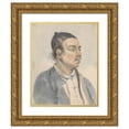thumbnail image 1 of William Alexander 15x18 Gold Ornate Wood Frame and Double Matted Museum Art Print Titled - Portrait of a Chinese Man, 1 of 4